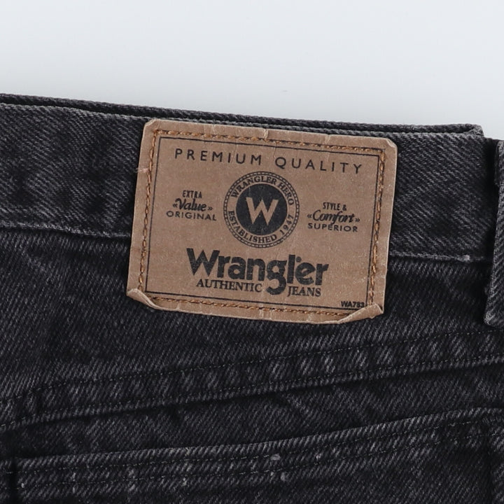 Wrangler Black Denim Straight Denim Pants Men's W31 equivalent / eaa400768