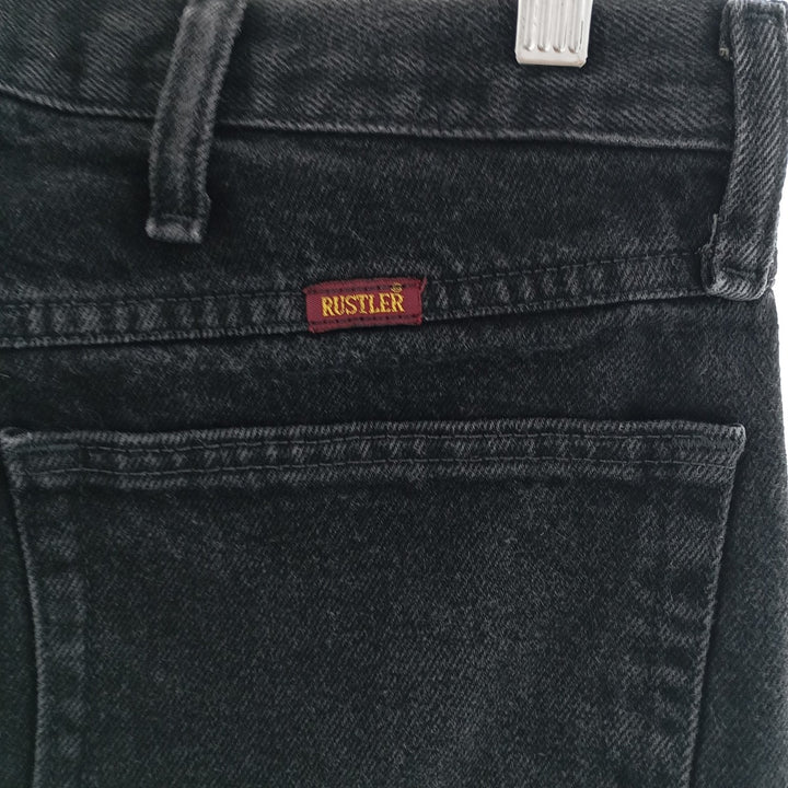 RUSTLER Black Denim Straight Denim Pants Men's W35 equivalent /eaa400774