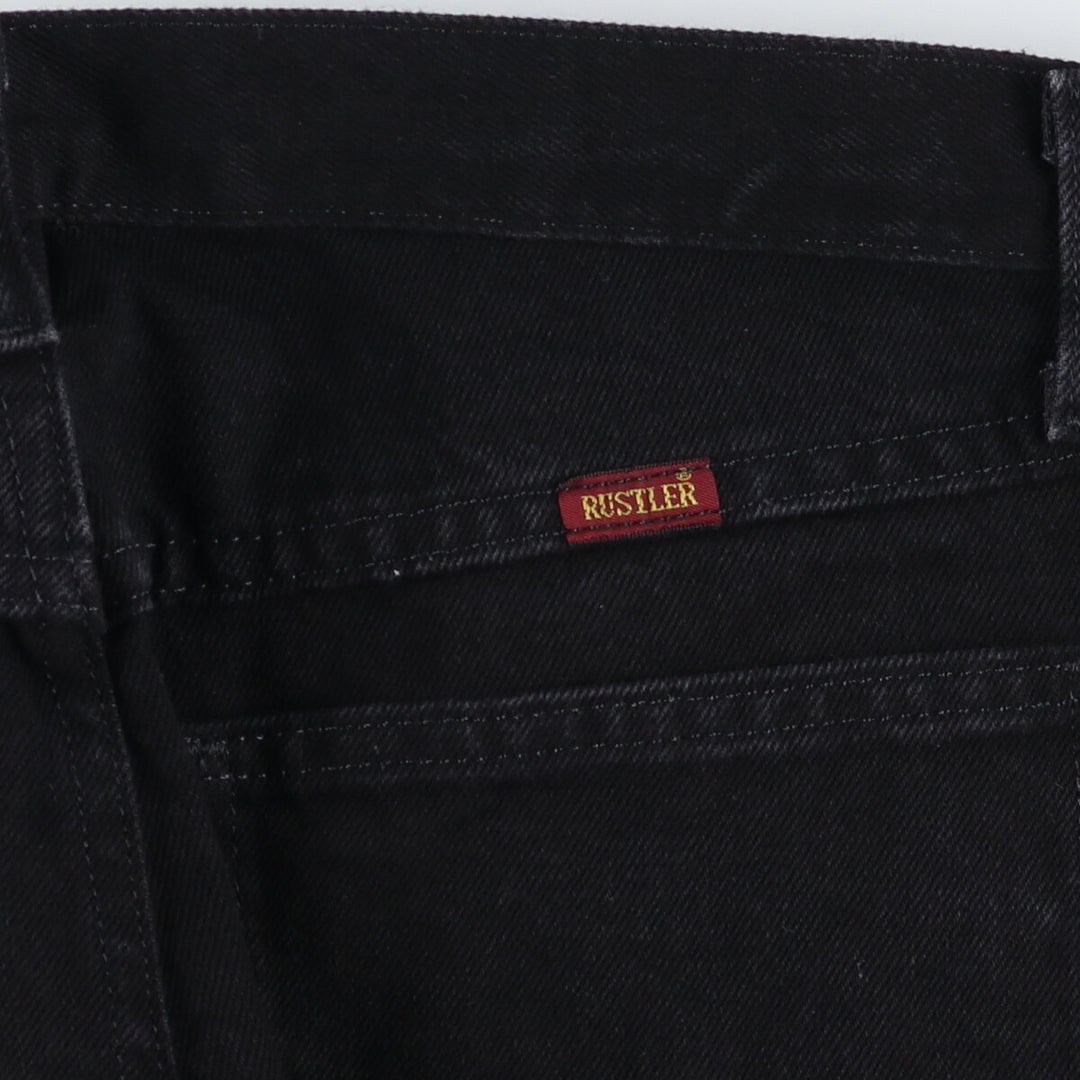 RUSTLER Black Denim Straight Denim Pants Men's W32 equivalent / eaa400781