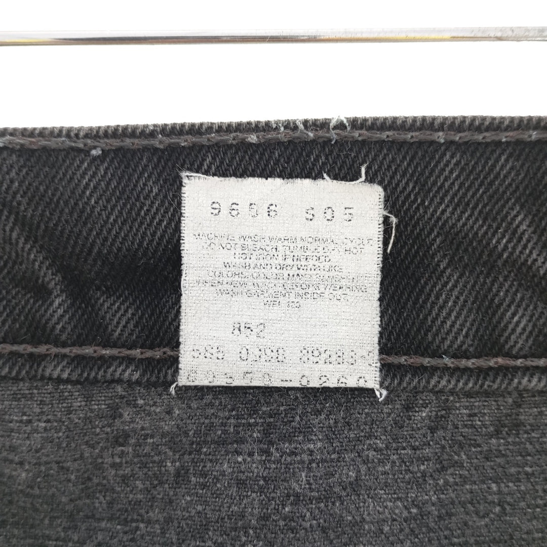 90'S Levi's 550 Relaxed Fit Black Denim Tapered Denim Pants Made in USA Men's W34 Vintage /eaa400783