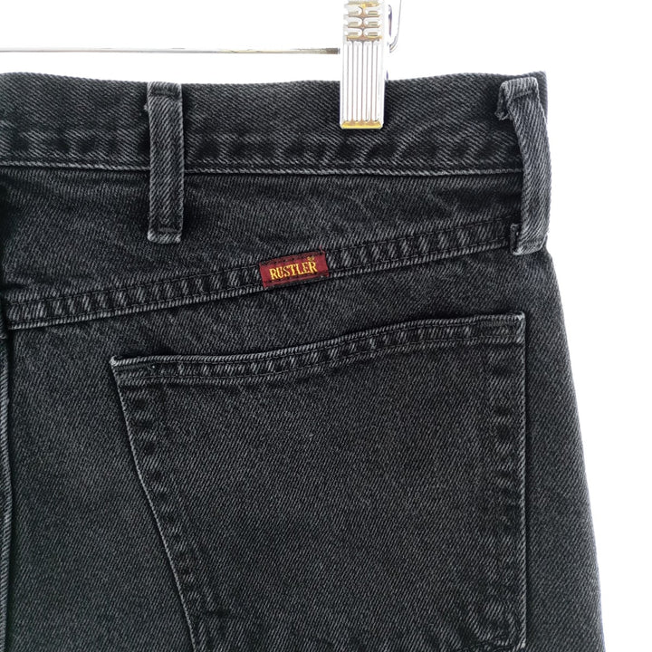 RUSTLER Black Denim Straight Denim Pants Men's W34 equivalent / eaa400795