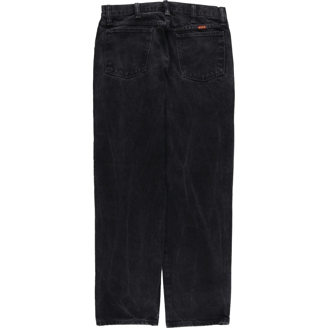 Rustler Black Denim Straight Denim Pants for Men, W31 equivalent / eaa400796