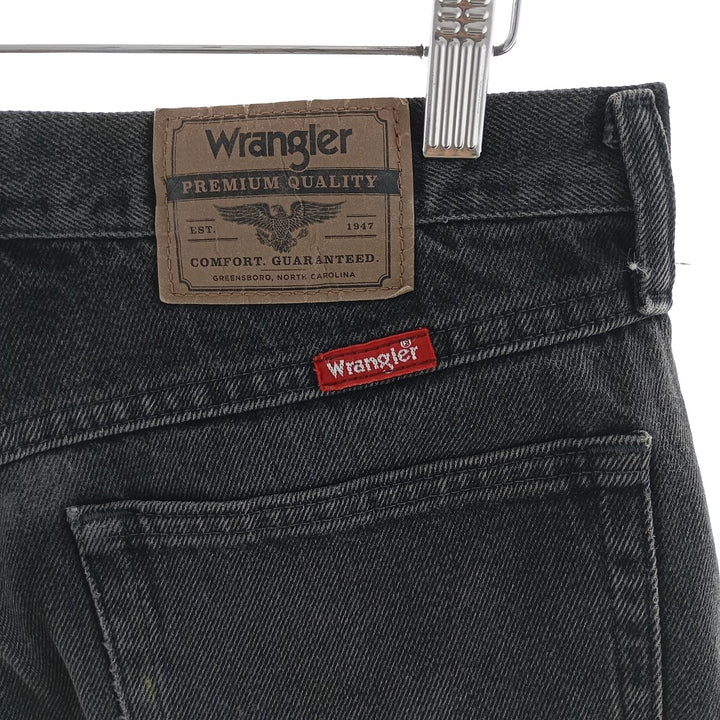 Wrangler RELAXED FIT Black Denim Straight Denim Pants Men's W32 equivalent / eaa400823