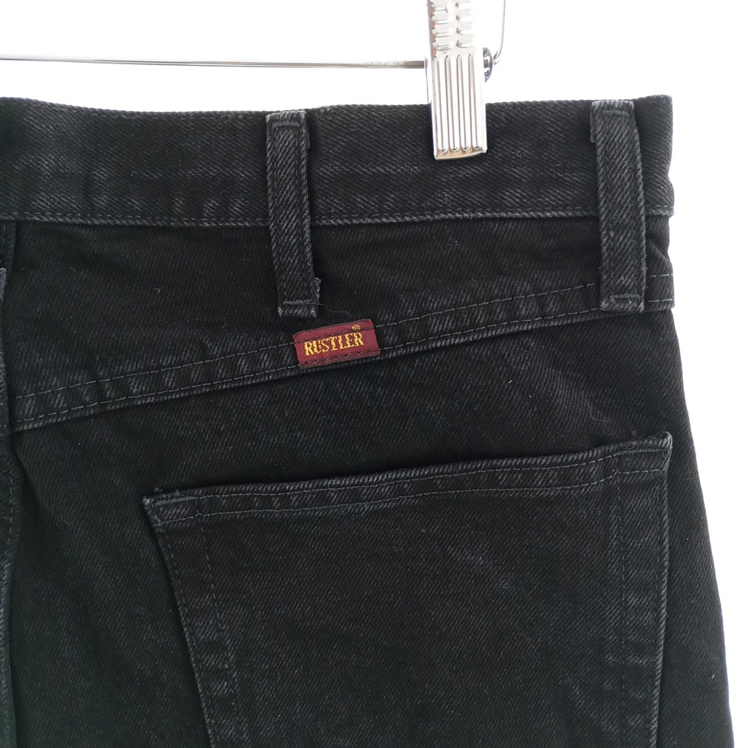 RUSTLER Black Denim Straight Denim Pants Men's W34 equivalent / eaa400841