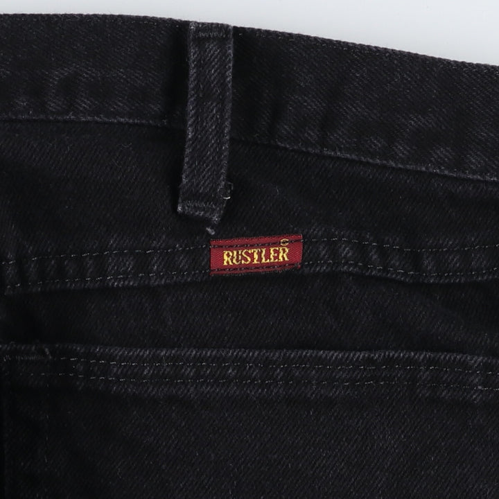 Rustler Black Denim Straight Denim Pants Men's W32 equivalent /eaa400846