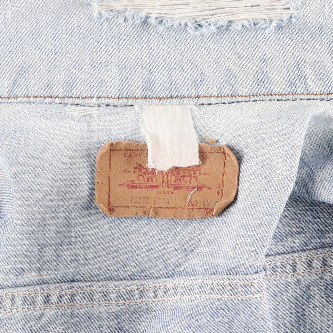 Levi's 70507-0214 denim jacket, denim jacket, men's size L, vintage / eaa400853