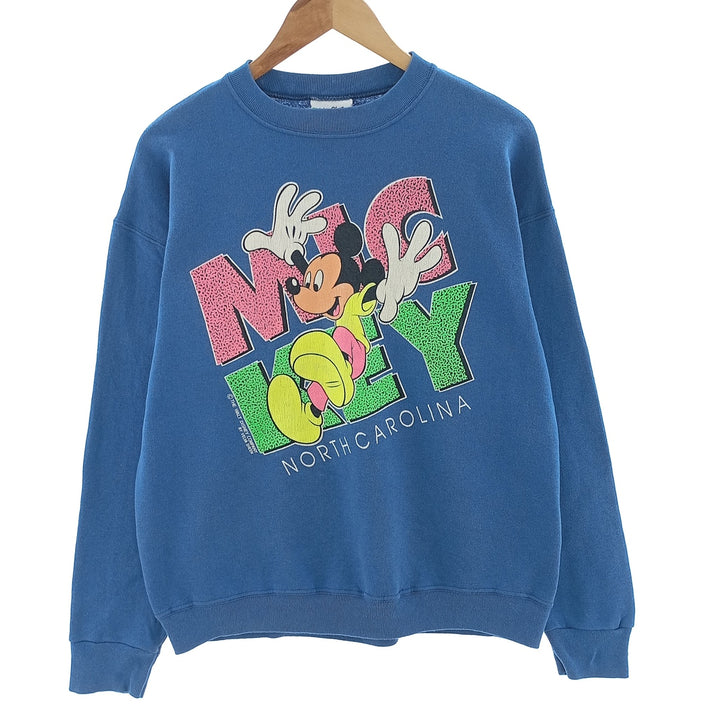 90'S Belbasine Mickey Mouse character sweatshirt, made in USA, men's size L, vintage / eaa400854