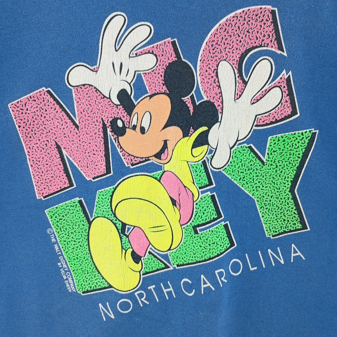 90'S Belbasine Mickey Mouse character sweatshirt, made in USA, men's size L, vintage / eaa400854