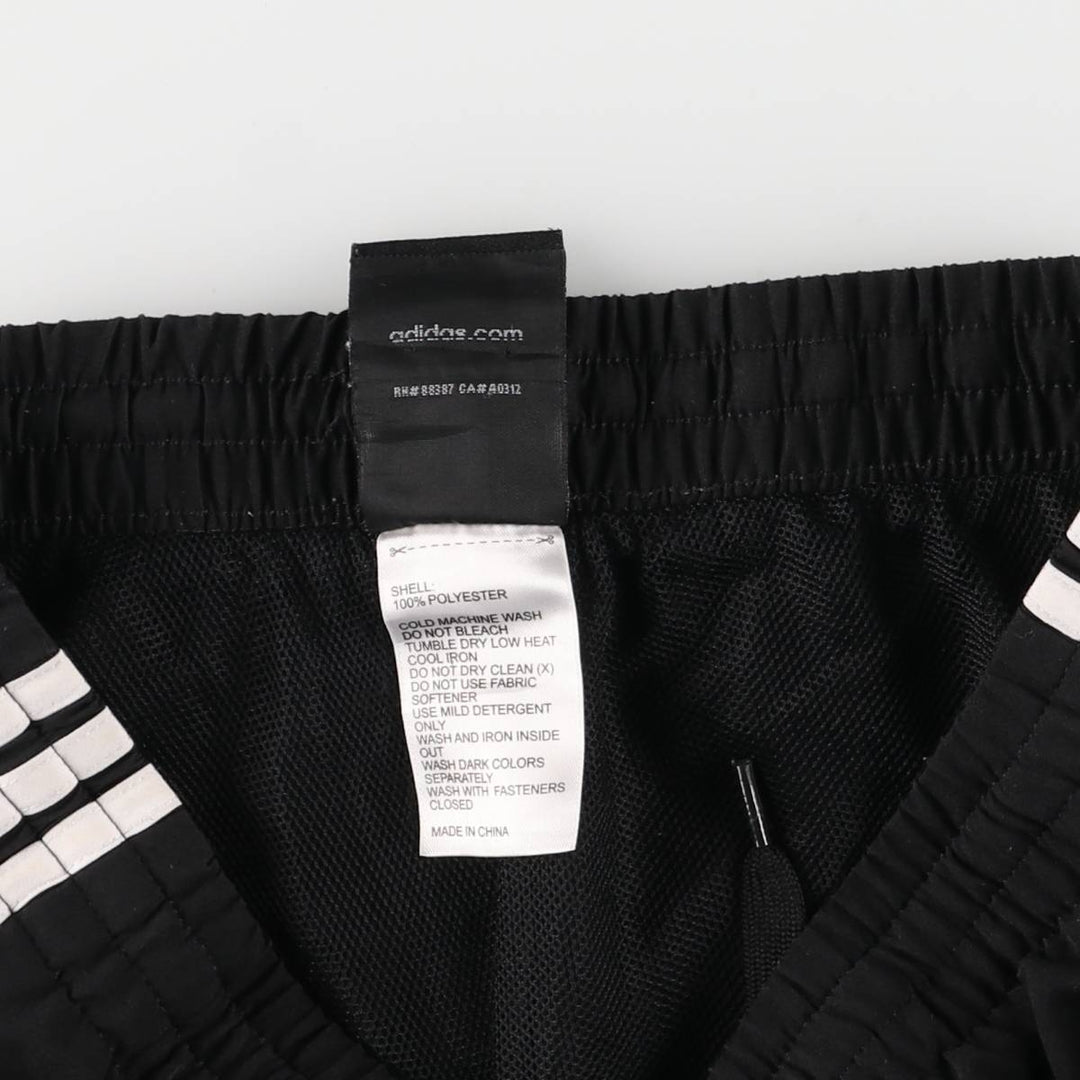 Adidas CLIMALITE Warm-Up Pants, Nylon, Shaka Shaka Pants, Men's Size Small polyester black type Vintage Second Hand
