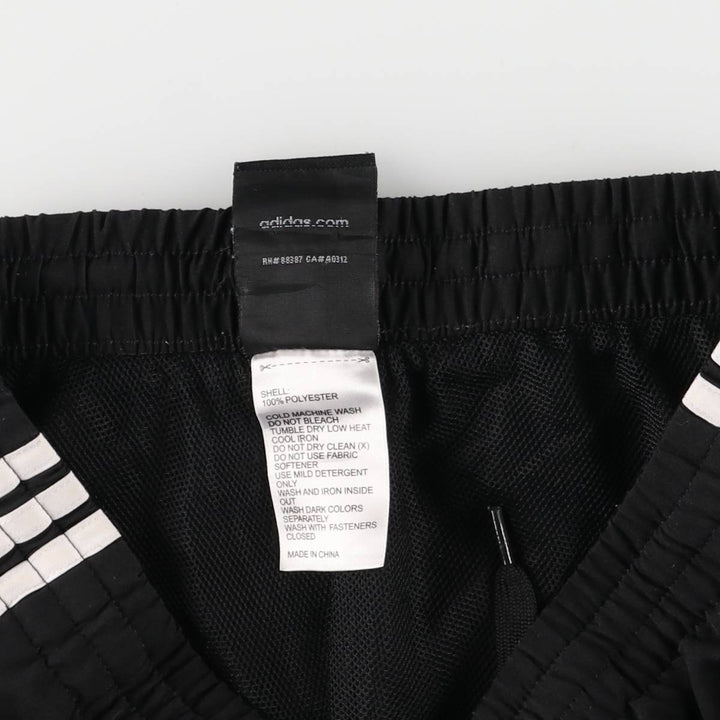 Adidas CLIMALITE Warm-Up Pants, Nylon, Shaka Shaka Pants, Men's Size Small polyester black type Vintage Second Hand