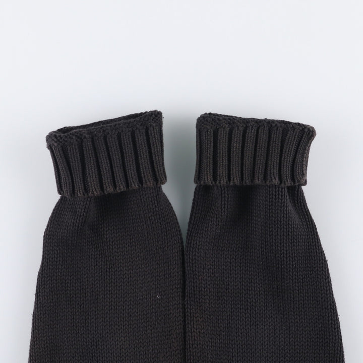 Ralph Lauren Golf V-neck cotton knit sweater, women's size L cotton black type Vintage Second Hand