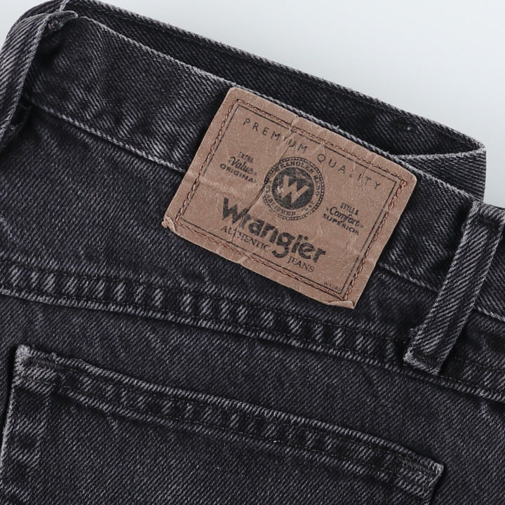 Wrangler Black Denim Straight Denim Pants Men's W31 equivalent / eaa400901