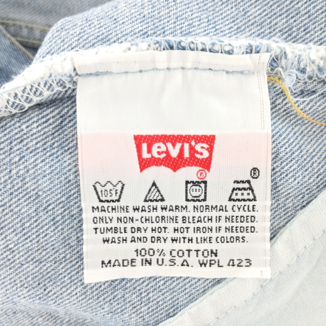 90'S Levi's 501 Straight Denim Pants Made in USA Men's W31 Vintage / eaa400912