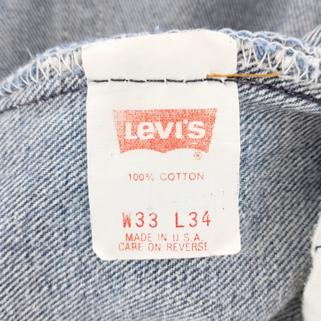 90'S Levi's 501 Straight Denim Pants Made in USA Men's W32 Vintage /eaa400915