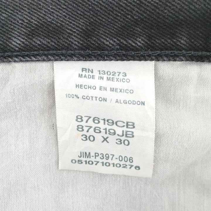 Rustler Black Denim Tapered Denim Pants, Men's Size W31 cotton black type Vintage Second Hand