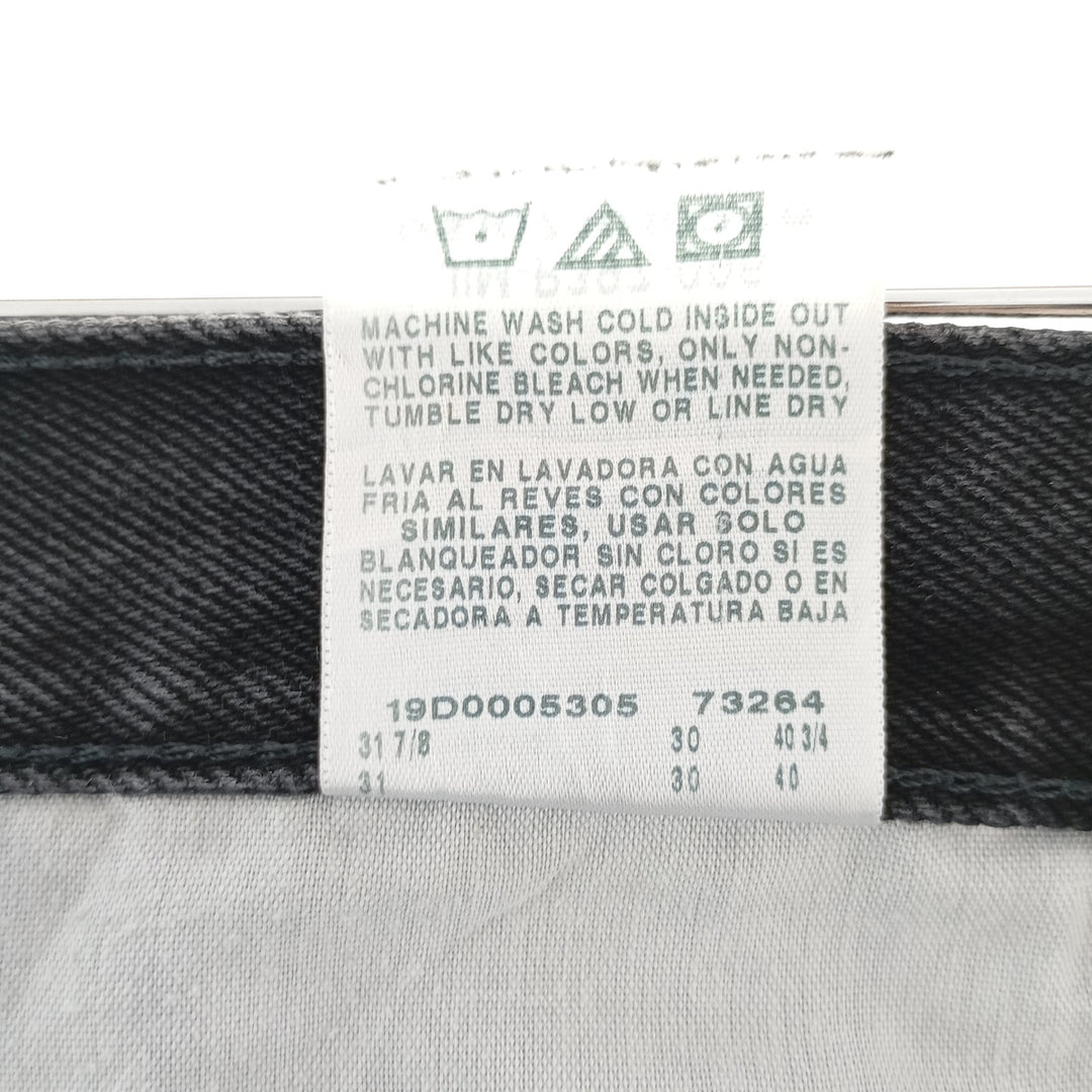 Rustler Black Denim Tapered Denim Pants, Men's Size W31 cotton black type Vintage Second Hand