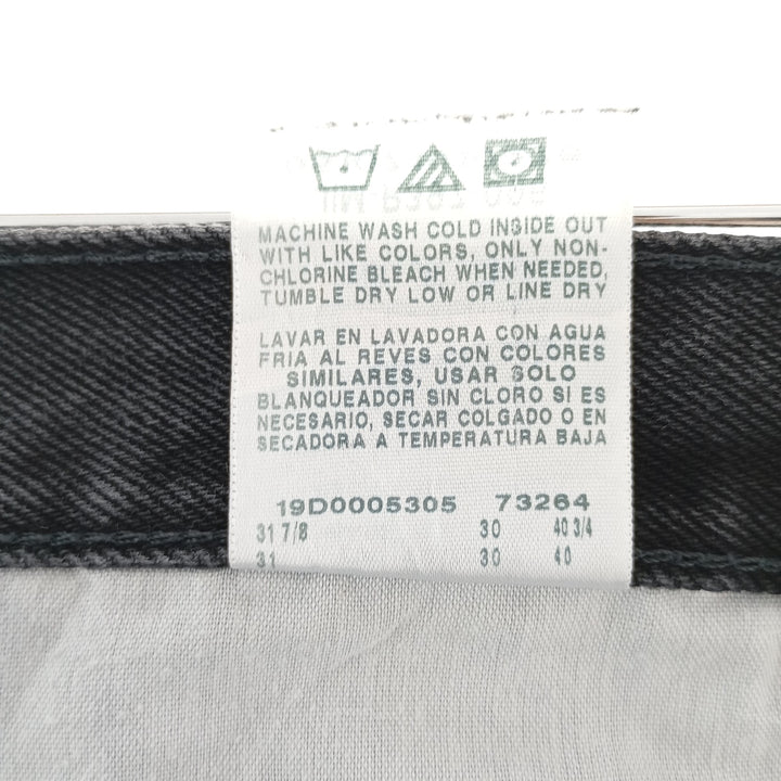 Rustler Black Denim Tapered Denim Pants, Men's Size W31 cotton black type Vintage Second Hand