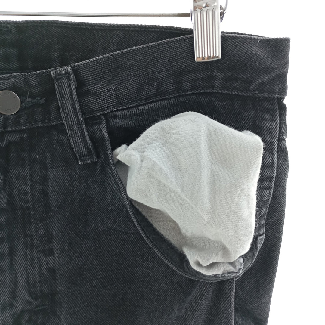 Rustler Black Denim Tapered Denim Pants, Men's Size W31 cotton black type Vintage Second Hand