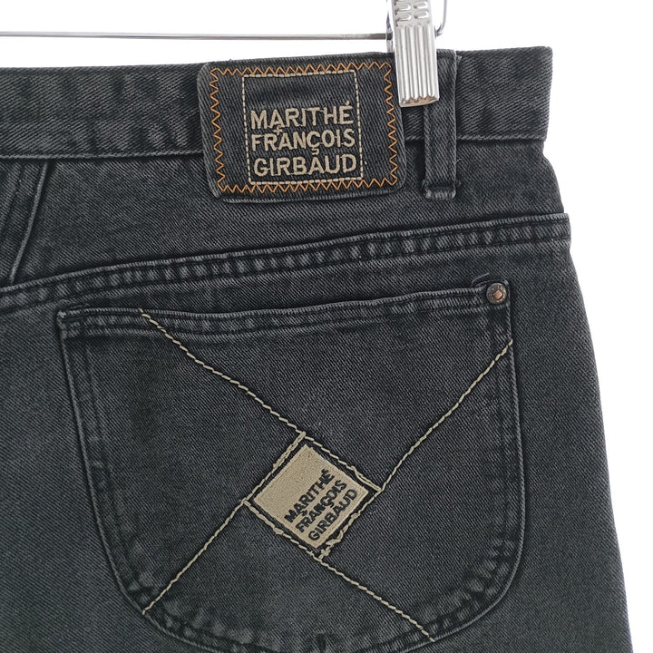 Marithe Francois Girbaud Black denim tapered denim pants for men, W40 equivalent / eaa400925