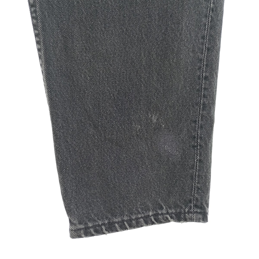 Levi's 550 Black Denim Tapered Denim Pants Made in USA Men's W34 Vintage / eaa400929