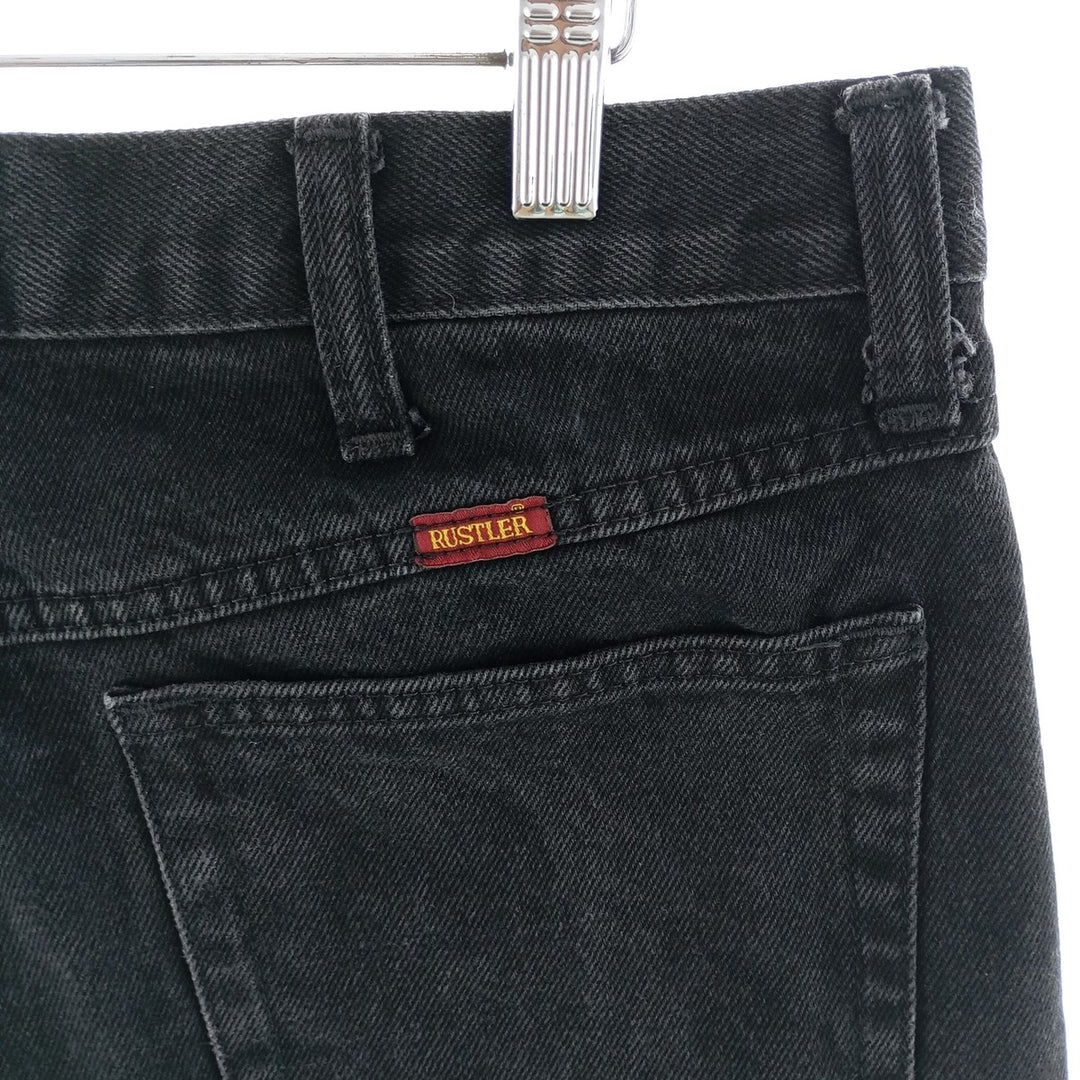 Rustler Black Denim Tapered Denim Pants for Men, W34 equivalent / eaa400936