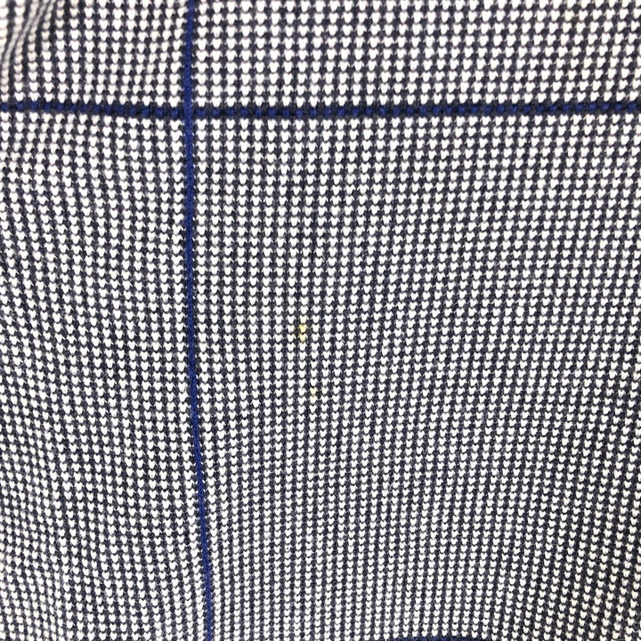 90'S NAUTICA Check Pattern V-neck Cotton Knit Sweater Men's XXL Vintage /eaa401012