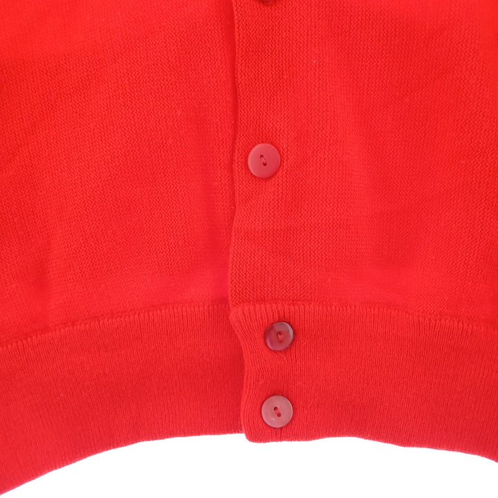 80'S Lacoste LACOSTE CHEMISE French Lacoste acrylic knit cardigan, men's XL size, vintage /eaa401036