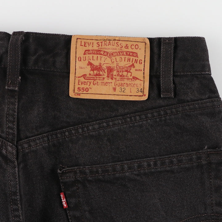 Levi's 550 Black Denim Tapered Denim Pants Men's W32 equivalent / eaa401067