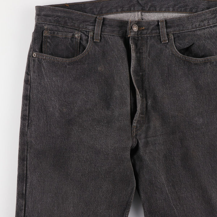 90'S Levi's 501 Black Denim Straight Denim Pants Made in USA Men's W37 Vintage /eaa401071