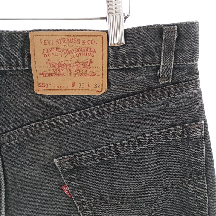 90'S Levi's 550 Relaxed Fit Tapered Denim Pants Made in USA Men's W36 Vintage /eaa401074