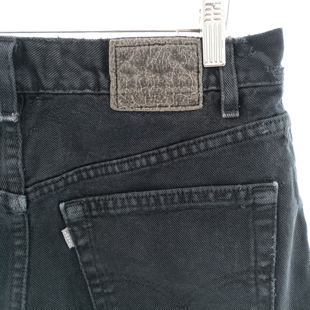 00'S Levi's Silver Tab straight+relaxed black denim straight denim pants made in USA men's w33 equivalent /eaa401076