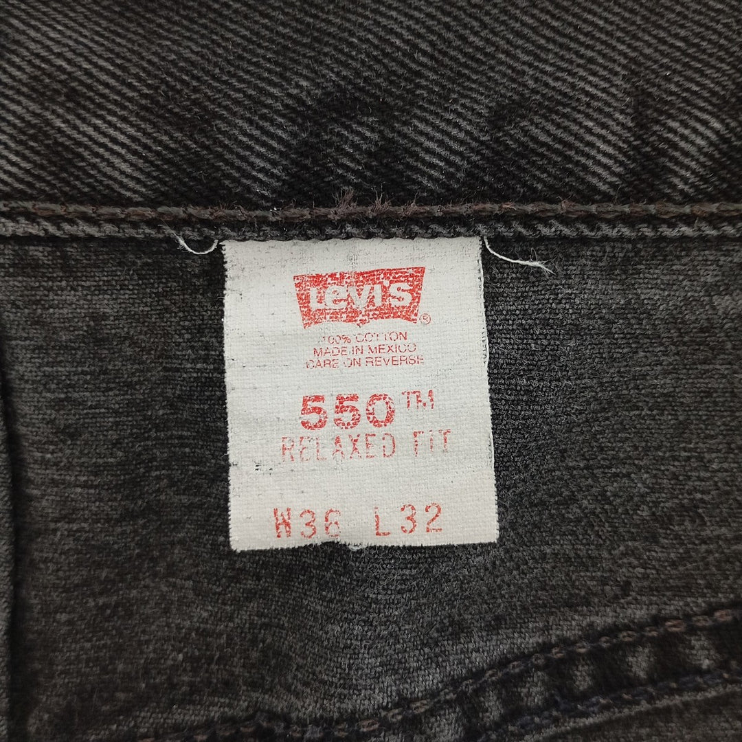 90'S Levi's 550 Relaxed Fit Tapered Denim Pants Men's W36 Vintage / eaa401077