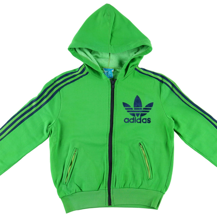 70'S adidas VENTEX jersey hoodie track jacket made in France women's size S vintage /eaa401101