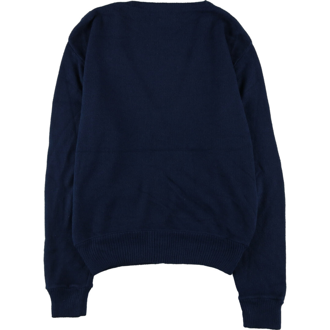 80'S Campus Acrylic Knit Cardigan Made in USA Men's Size L Vintage /eaa401104