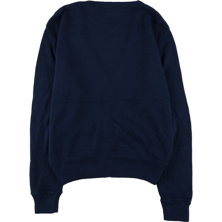 80'S Campus Acrylic Knit Cardigan Made in USA Men's Size L Vintage /eaa401104