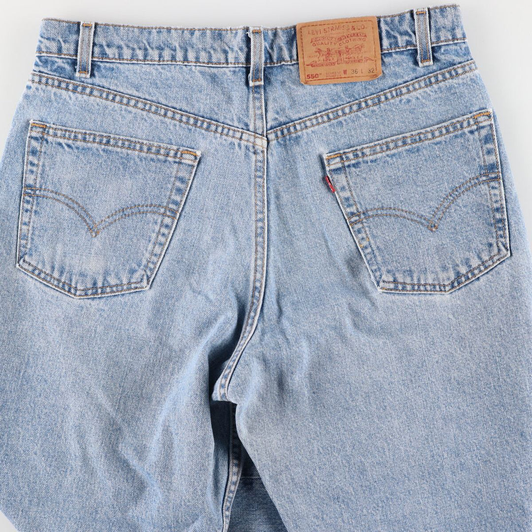 90'S Levi's 550 Relaxed Fit Tapered Leg Tapered Denim Pants Made in USA Men's W34 Vintage /eaa401110