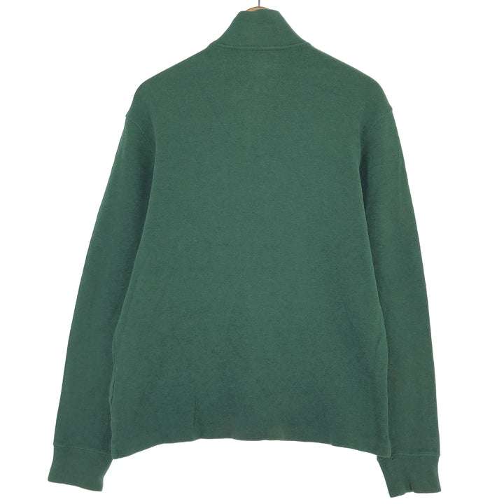 Ralph Lauren POLO by Ralph Lauren Cotton Knit Half Zip Sweater Men's S cotton green type Vintage Second Hand