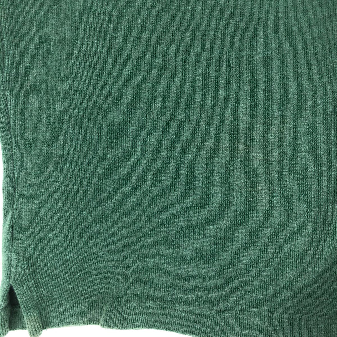 Ralph Lauren POLO by Ralph Lauren Cotton Knit Half Zip Sweater Men's S cotton green type Vintage Second Hand