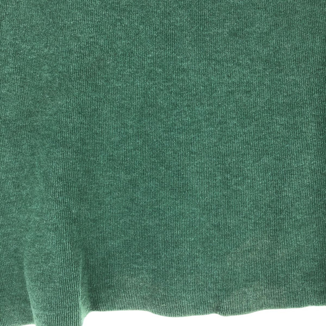 Ralph Lauren POLO by Ralph Lauren Cotton Knit Half Zip Sweater Men's S cotton green type Vintage Second Hand