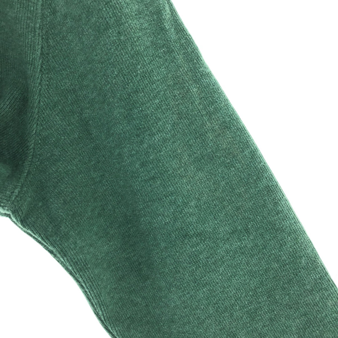 Ralph Lauren POLO by Ralph Lauren Cotton Knit Half Zip Sweater Men's S cotton green type Vintage Second Hand