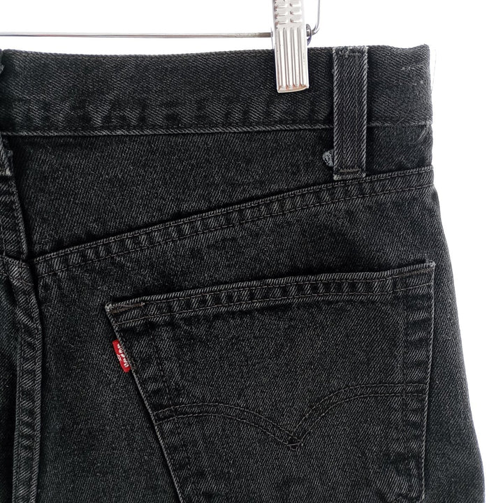 90'S Levi's 505 REGULAR FIT STRAIGHT LEG black denim tapered denim pants for men size w34 / eaa401145