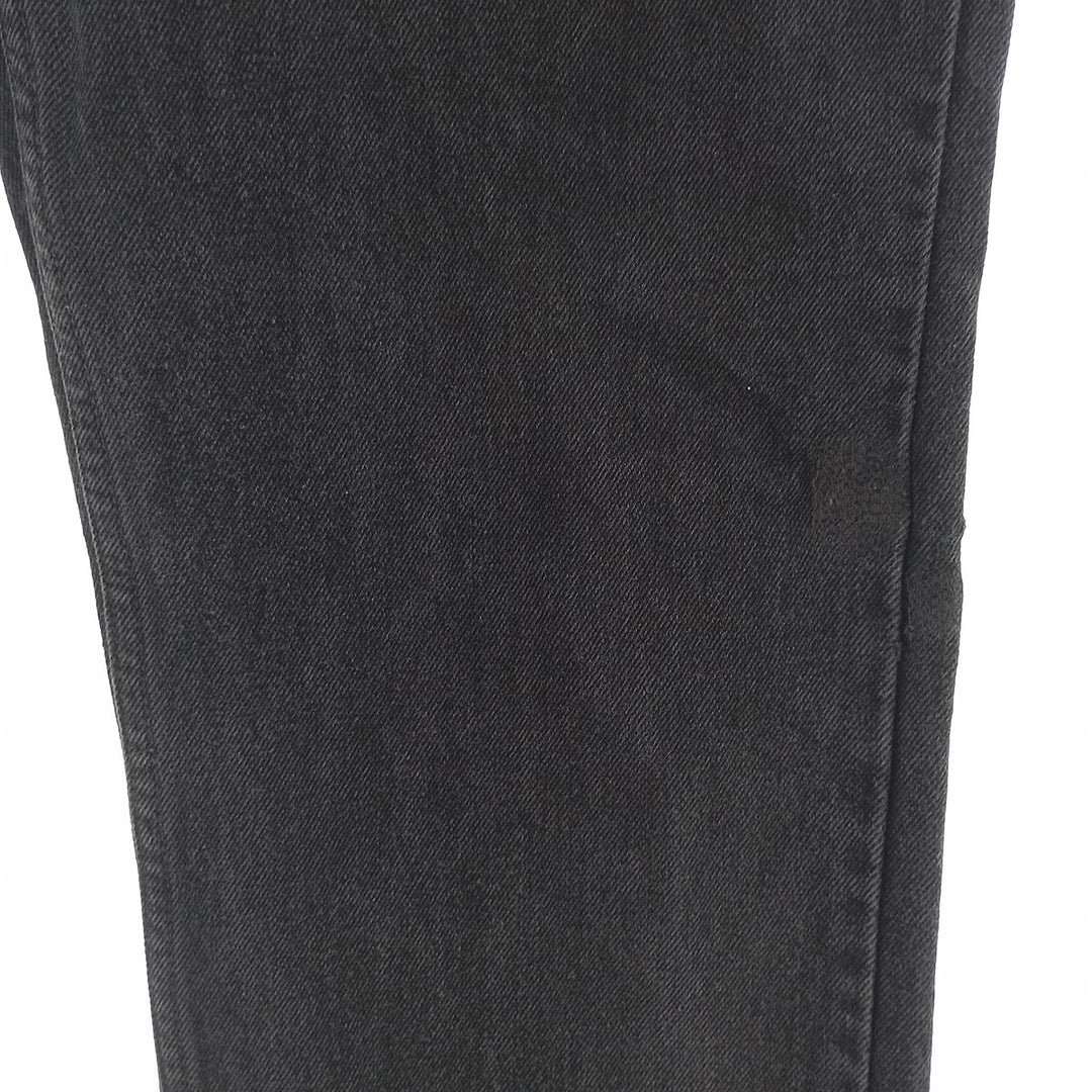 90'S Levi's 505 REGULAR FIT STRAIGHT LEG black denim tapered denim pants for men size w34 / eaa401145