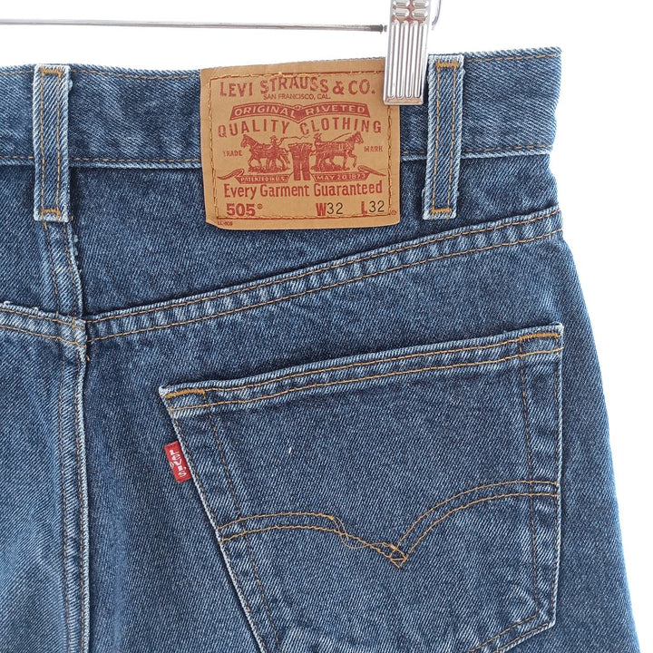 90'S Levi's 505 REGULAR FIT STRAIGHT LEG tapered denim pants for men, size w33, vintage / eaa401152