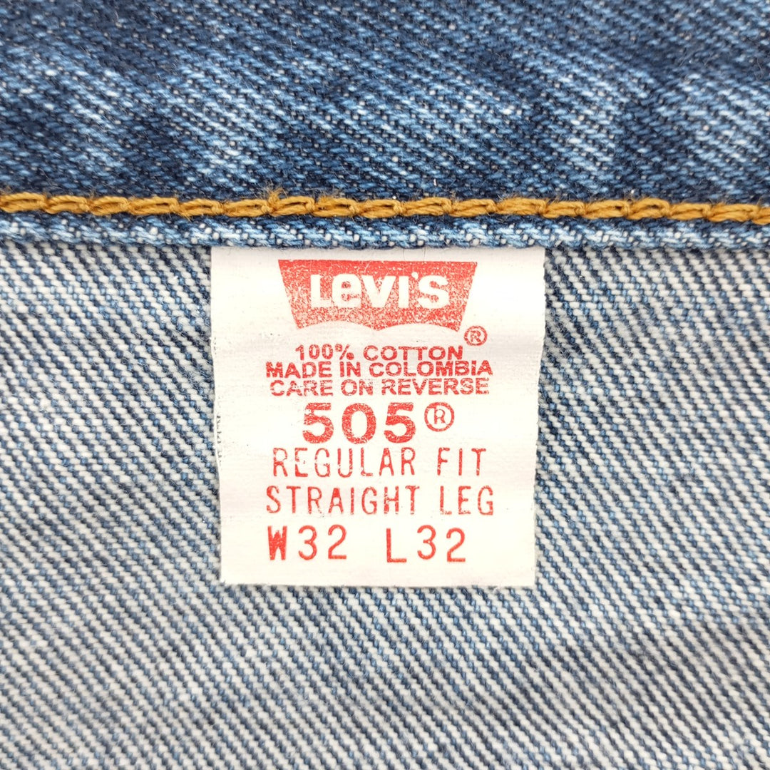 90'S Levi's 505 REGULAR FIT STRAIGHT LEG tapered denim pants for men, size w33, vintage / eaa401152