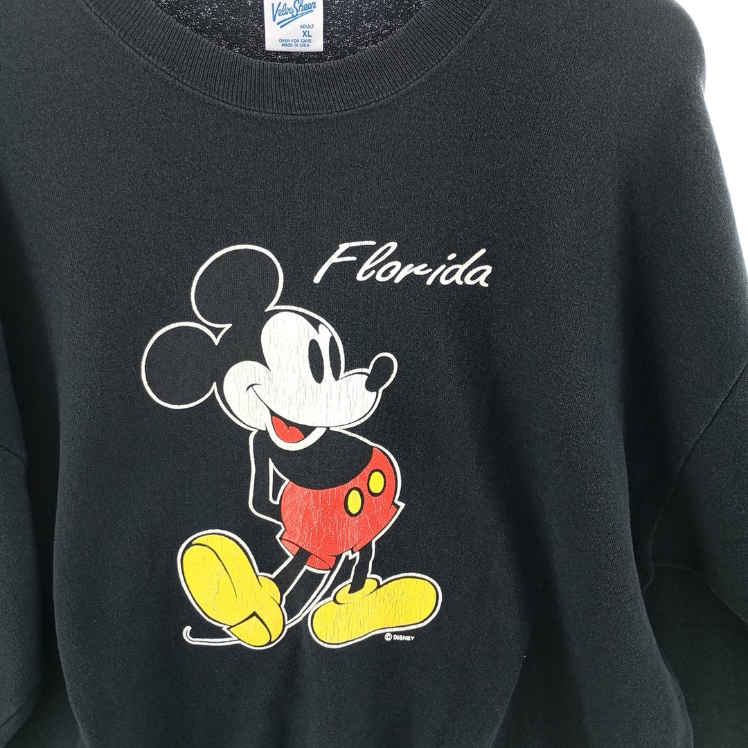 90'S Belbasine Mickey Mouse character sweatshirt, made in USA, men's XL size, vintage /eaa401164