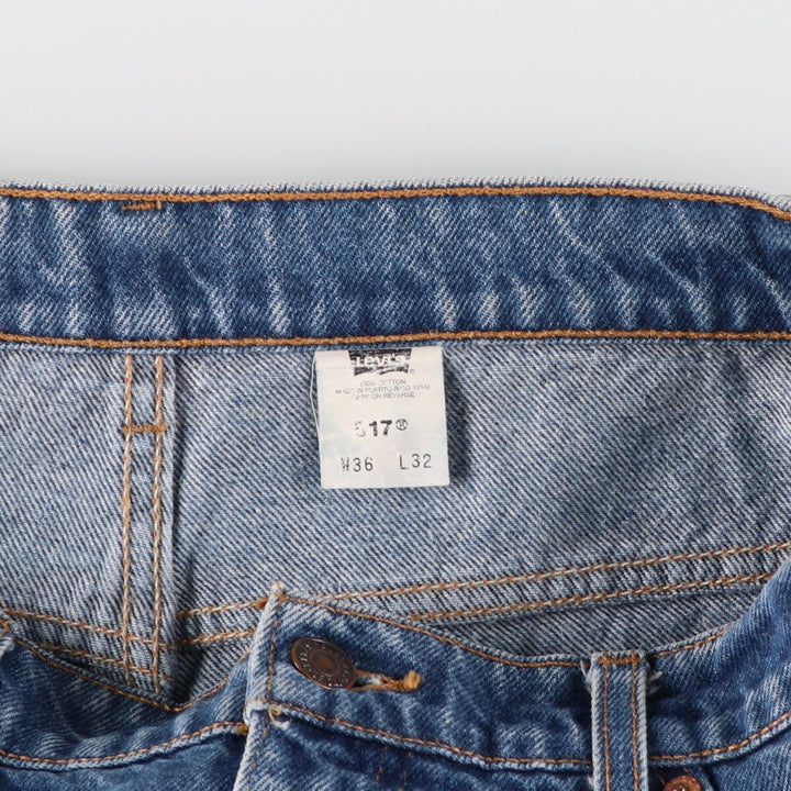 90'S Levi's 40517-0215 Orange Tab Bootcut Denim Pants Men's W36 Vintage /eaa401221