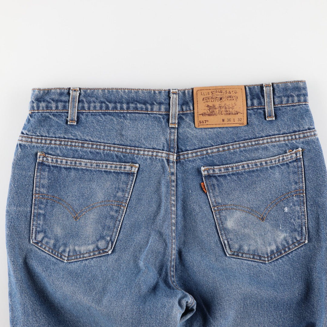 90'S Levi's 40517-0215 Orange Tab Bootcut Denim Pants Men's W36 Vintage /eaa401221