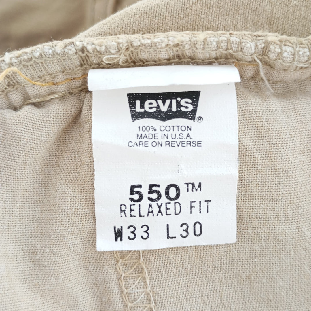 Good condition Levi's 550 Relaxed Fit Tapered Denim Pants Made in USA Men's W32 equivalent / eaa401253