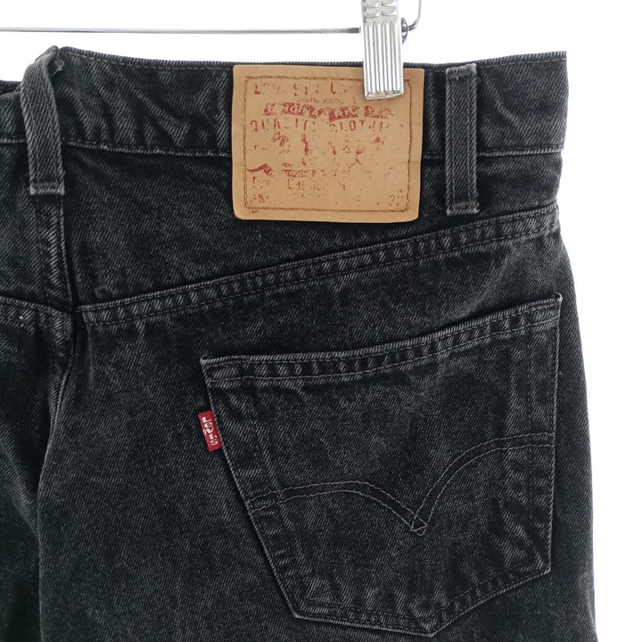 90'S Levi's 550 Relaxed Fit Black Denim Tapered Denim Pants Men's W35 Vintage / eaa401263