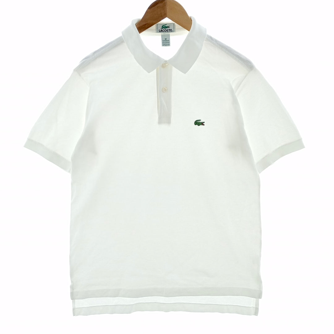 Lacoste LACOSTE short sleeve polo shirt made in USA, men's size M /eaa401291